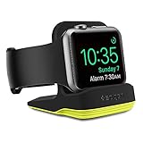 Spigen S350 Designed for Apple Watch Stand with Night Stand Mode for Series 5 / Series 4 / Series 3/2 / 1 / 44mm / 42mm / 40mm / 38mm, Patent Pending - Volt Black