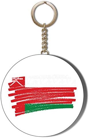 Gift Insanity Sketchy Flag Design OMAN Large 58mm Keyring Bottle Opener