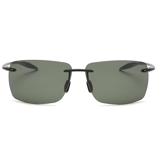 Polarized Sunglasses Mirrored Rimless Sunglasses Rimless