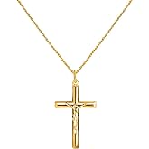 Savlano 925 Sterling Silver Crucifix Jesus Christ Cross Pendant Silver Rope Necklace Chain for Women & Men - Made in Italy
