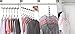 Magicool 4 Pack Metal Wonder Magic Cascading Hanger Space Saving Hangers Closet Organizers Suit for Shirt Pant Bra Clothes Hangers Space Saving