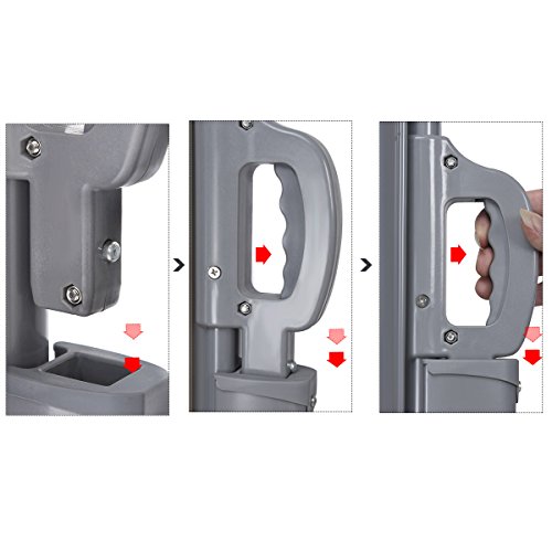 COSTWAY Doppelseitenmarkise ausziehbar, Seitenmarkise Markise Seitenwandmarkise Sichtschutz Sonnenschutz Windschutz für… – Bild 4