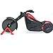 Drinklover Motorcycle Pizza Cutter, Stainless Steel Wheel Blade, Kitchen Gadget Present with Stand