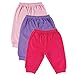 Luvable Friends 3-Pack Pants, Pink/Purple Medium