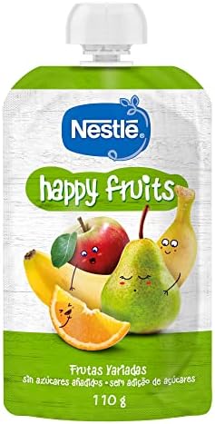 Nestlé pure happy fruits 110g - embalagem de 8