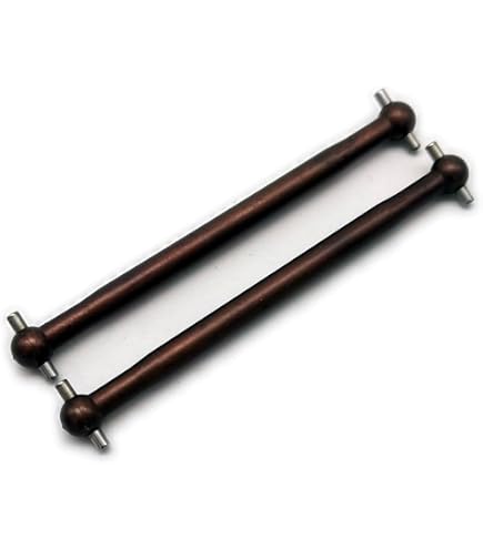 CrazyRacer Axe Renforcé 5x40mm Pour HPI Savage XS Flux, WR8 Flux, Bullet 3.0 MT/ST – Set De 2 – Acier Durci