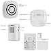 Weefun Wireless Driveway Alarm,Home Security Motion Sensor Alarm,2 PIR Motion Sensor Detector and 1 Receiver - 38 Chime Tunes - LED Indicators