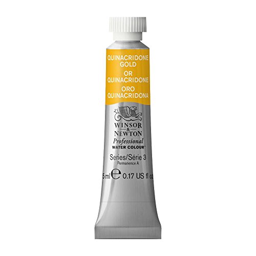 Winsor & Newton Professional Water Colour Paint, 5ml tube, Quinacridone Gold