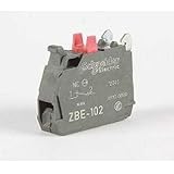 SCHNEIDER ELECTRIC ZBE102 CONTACT BLOCK, 1NC, 6A, SCREW/CLAMP
