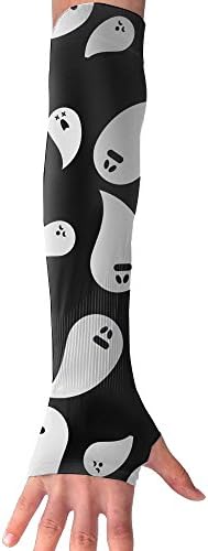 Happy Halloween Ghost Long Sleeve Sun Protection Arm Sleeves Arm Cooling Sleeve Cycling Outdoor Sports Leisure
