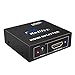 KELIIYO Hdmi Splitter HDCP V1.4 1x2 Powered Hdmi Splitter Dual Monitors 1 in 2 Out Support Full HD 1080P 3D Resolution for Xbox PS4 PS3 Fire Stick Roku Blu-Ray Player (1 Input 2 Outputs)