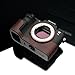 Gariz Genuine Leather XS-CHA7IIBR Camera Metal Half Case for Sony Alpha A7II A7RII Mark 2 Brown