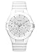GUESS Women's Quartz Rubber and Silicone Casual Watch, Color:White (Model: U0942L1)