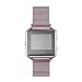 Fitbit Blaze Accessory Band,Large(6.3-9.1 in),Oitom Frame Housing+Milanese loop stainless steel Bracelet Strap for Fitbit Blaze Smart Fitness Watch (Sakura Pink Frame+Loop)