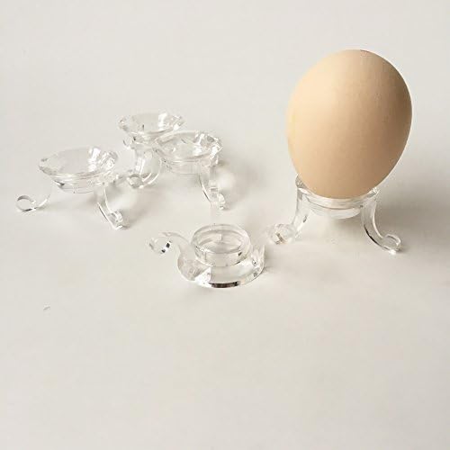 9 pieces per lot 1.2x0.8x0.8inch plastic clear easter egg/golf ball/sphere Display Stand/holder