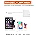 2 in 1 Headphone Adapter Splitter Jack Aux Cable Charger Charger Cables & Audio Connector Dongle Support Compatible with XS XR XS Max 7 8 X 7 Plus 8Plus Spliter