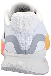 adidas Men's Run Falcon 5 Sneaker, White/Aurora