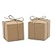 Amajoy 50pcs Kraft Favor Boxes with 50pcs Twine, Rustic Kraft Paper Candy Box for Wedding Favor Baby Shower Favor