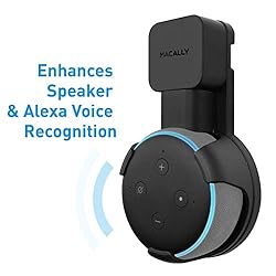 Macally Outlet Echo Dot Wall Mount Holder for