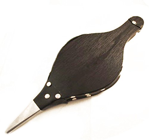 ZaZaTool - Wood Leather Fire Bellows BBQ Grill Fireplace Camping Fire Starter 15" x 5.5" - Thumbnail 4