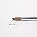 ANGNYA Kolinsky Acrylic Nail Brush for Nail Extension with White Handle Rould Nail Brushes for Acrylic Application Manicure Pedicure Tools Kolinsky Sable Acrylic Round Nail Art Brush #20