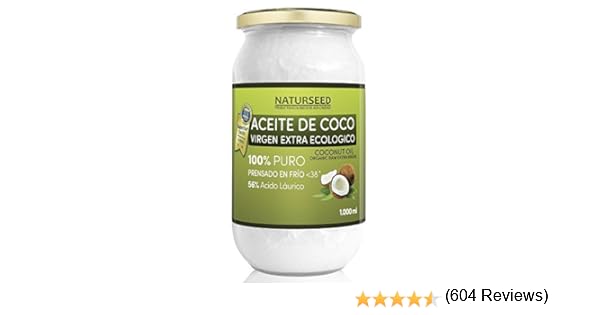 Naturseed Aceite de coco - Virgen Extra Organico, Ecologico - Puro ...