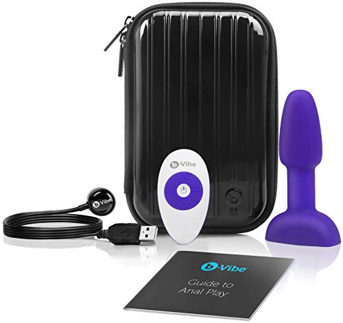 B-VIBE – Rimming Plug Petite Anal Plug (3.9″ x 1.4″ – Purple)