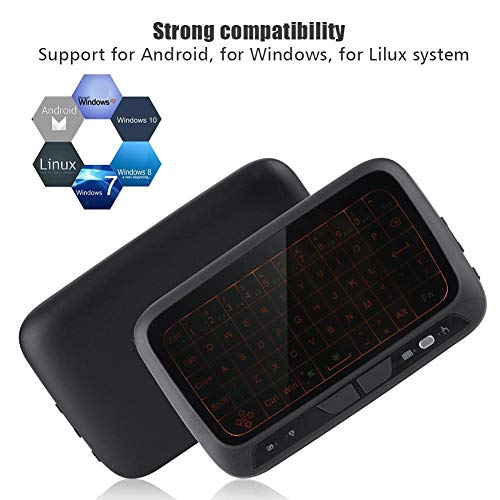 Ciglow Mini Wireless Touch Screen Keyboard 2.4G Backlit Keyboard for PC, Tablet, HTPC, IPTV, Internet TV, Smart TV, for Google TV, Android TV