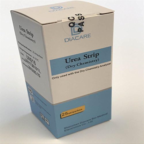 POCT Dca-Check 7-IN-1 Dry Chemistry Analyzer(Total Cholesterol, Triglycerides, Creatinine, Uric Acid, Blood Glucose, Urea, Hemoglobin) Blood Testing Meter with Test Strips (Urea Test Strip)
