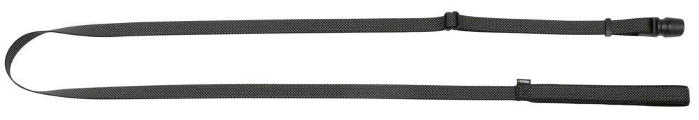 GOLEYGO dog leash Flat, black, size M 1.4-2m, secure magnetic lock, incl. Adapter pin, dog leash for small and large dogs up to 60kg, maximum load 200kg