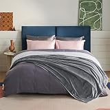 Bedsure Sherpa Fleece Throw Blanket Thick Warm 230x270cm Natural view 2