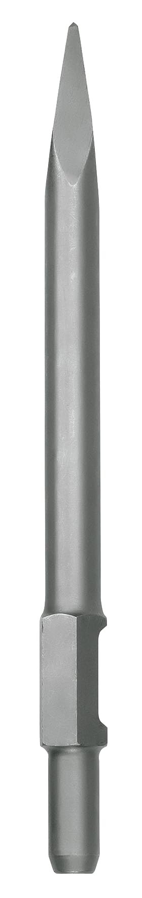Original Einhell Pointed Chisel 410 mm (Demolition Hammer Accessories, SDS Hex Shank, Pointed Chisel Made of Robust Metal, 410 mm Length)
