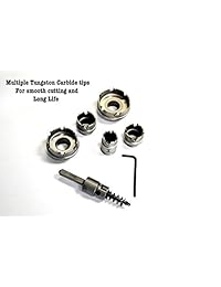 Greenlee Kwik Kit de cortador de agujeros de carburo de acero inoxidable