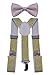 BODY STRENTH Kids Boys Girls Suspenders Strong Clips With Bow tie Set