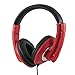 ThinkWrite Premium Headset for Apple iPad, Google Chromebook, Kindle Fire, Android Tablet and Laptops (Black) (Red)