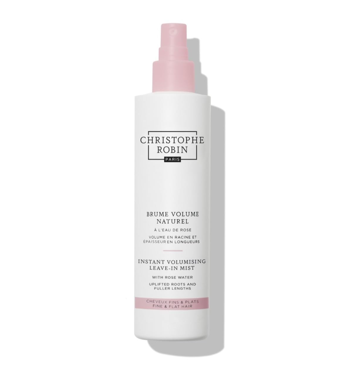 Christophe Robin Instant Volumising Leave-In Mist with Rose Extract 150ml -Leave-In Spray for Root Lift & Instant Volume – Enriched with French Rose, Baobab Extract & Sea Minerals