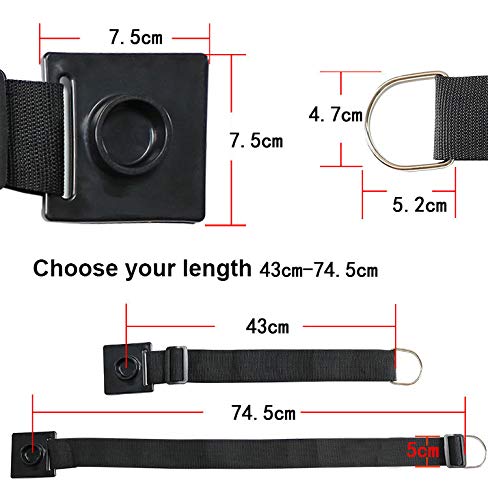 Cello Endpin Anchor Non-Slip Stopper Holder Adjustable Fixing Strap with O-Ring Bow Rosin,Anti Slip Scratch Skid Thick Sponge Pad Stand Rest Stop Belt for Cellist Double Bass Practice Performance