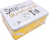 Bright Side Modern Minimalist Storage Tin 75mm x 155mm x 205mm view 2