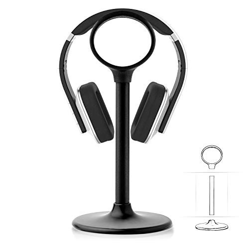 Flare Up Headphone Stand Universal TPU Holder Showing Display Hanger for Over Ear Headphones, Somic, RIG, Void PRO, Playstation Gaming Headset(Black)