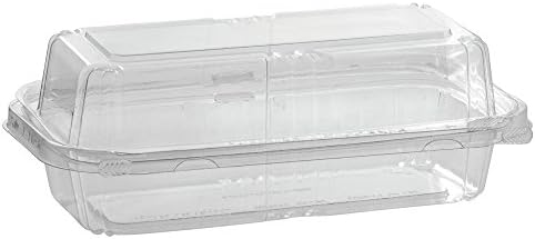 Safe T Fresh Light Weight Tamper Evident 64 oz Plastic Clear Hinged Container/Case of 150