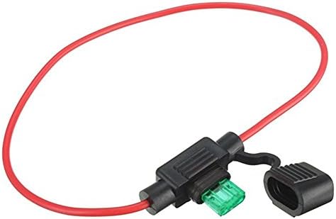 GYMNASTIKA Car Auto 10A 15A 20A 30A Medium Size Waterproof Standard Blade Type Fuse Holder (30A)