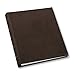 Gallery Leather 3 Ring Binder with Plastic Sleeves, Includes 10 Sheets, Sheet Size: 8.5
