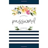 Password book: A Premium Journal And Logbook To Protect Usernames and Passwords: Modern Password Keeper, Vault, Notebook and Online Organizer with ... Calligraphy and Hand Lettering Design)