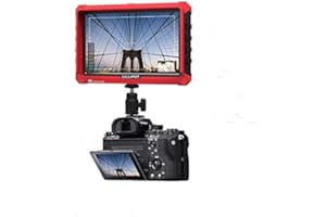 LILLIPUT A7S 7 Inch IPS 4K HDMI Camera Field Monitor Video Assist Full HD 1920x1200 DSLR Monitor with Peaking Focus False Colors F970 + LP-E6 Battery Plate