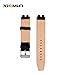 XIEMIN Black Genuine Leather Watch Band/Strap Watchbands for Pebble Steel Smartphone 100% Brand New and Genuine Leather Prolongs The Life of Your Watch Band (Black)