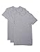 David Archy Men's 3 Pack Cotton Slim Fit Crew Neck Undershirts 2 Size UP