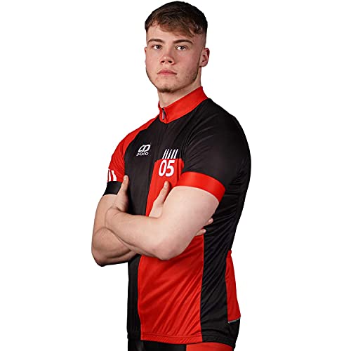 Didoo Cycling Jersey Men Short Sleeve Lightweight Breathable Reflective Biking Shirt with 3 Rear Pockets 6 Didoo Cycling Jersey Men Short Sleeve Lightweight Breathable Reflective Biking Shirt with 3 Rear Pockets - Image 7