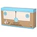 Charlie Banana 10 Reusable Double Sided Wipes, Blue Emb.