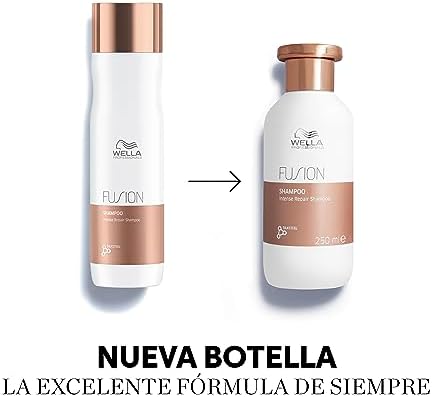 FUSION Champú de Reparación Intensa para Cabello Seco y Dañado - Brillo y anti rotura, 250ml