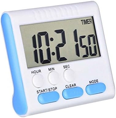 Magnetic Alarm Digital Kitchen Timer 24 Hours Clock Timer with Stand, Big Screen